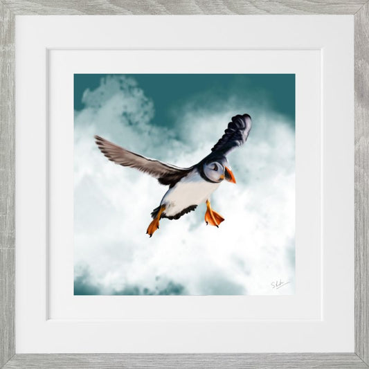 Puffin Flight - Downloadable Art