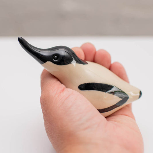 Small Ceramic Avocet Sculpture