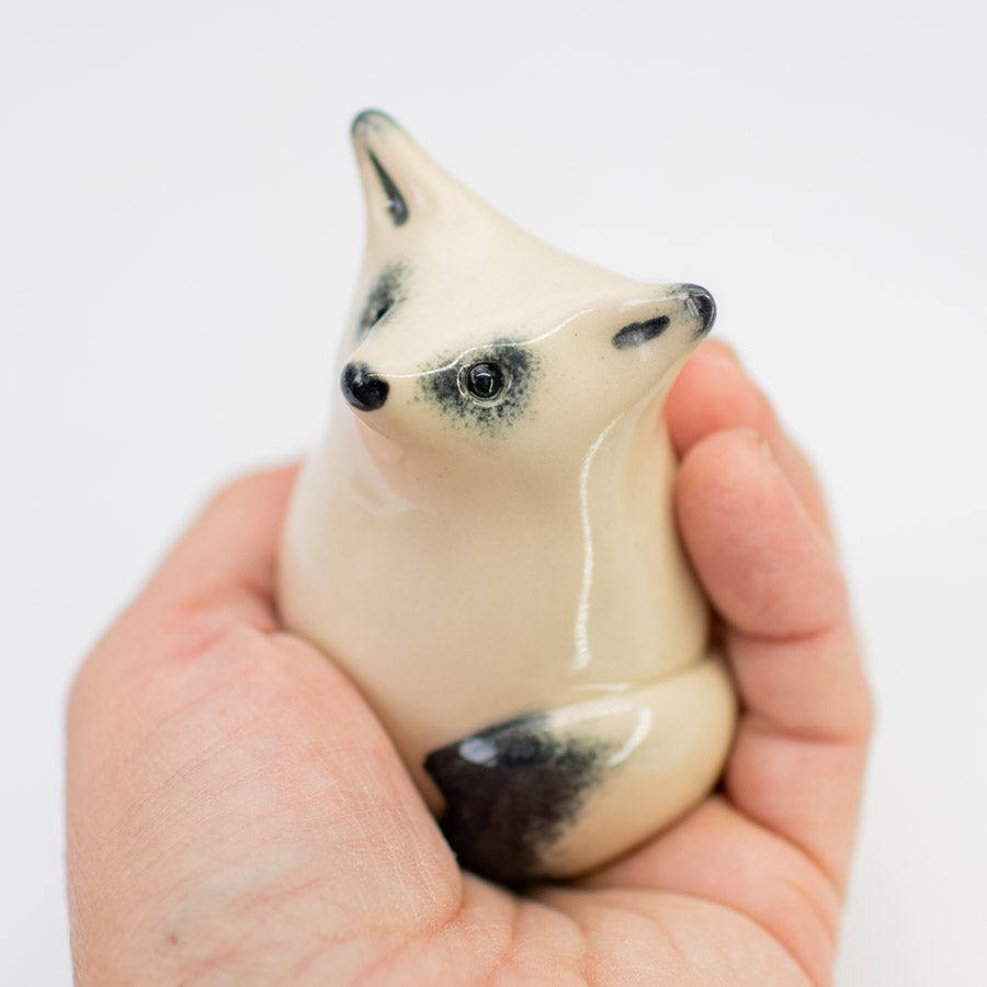 Ceramic Arctic Fox - sarahbrabbin