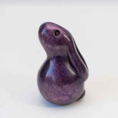 Small foundry bronze bunny - Berry - sarahbrabbin