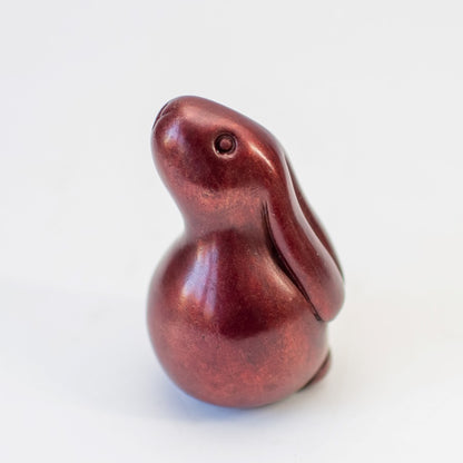 Small foundry bronze bunny - Cherry - sarahbrabbin