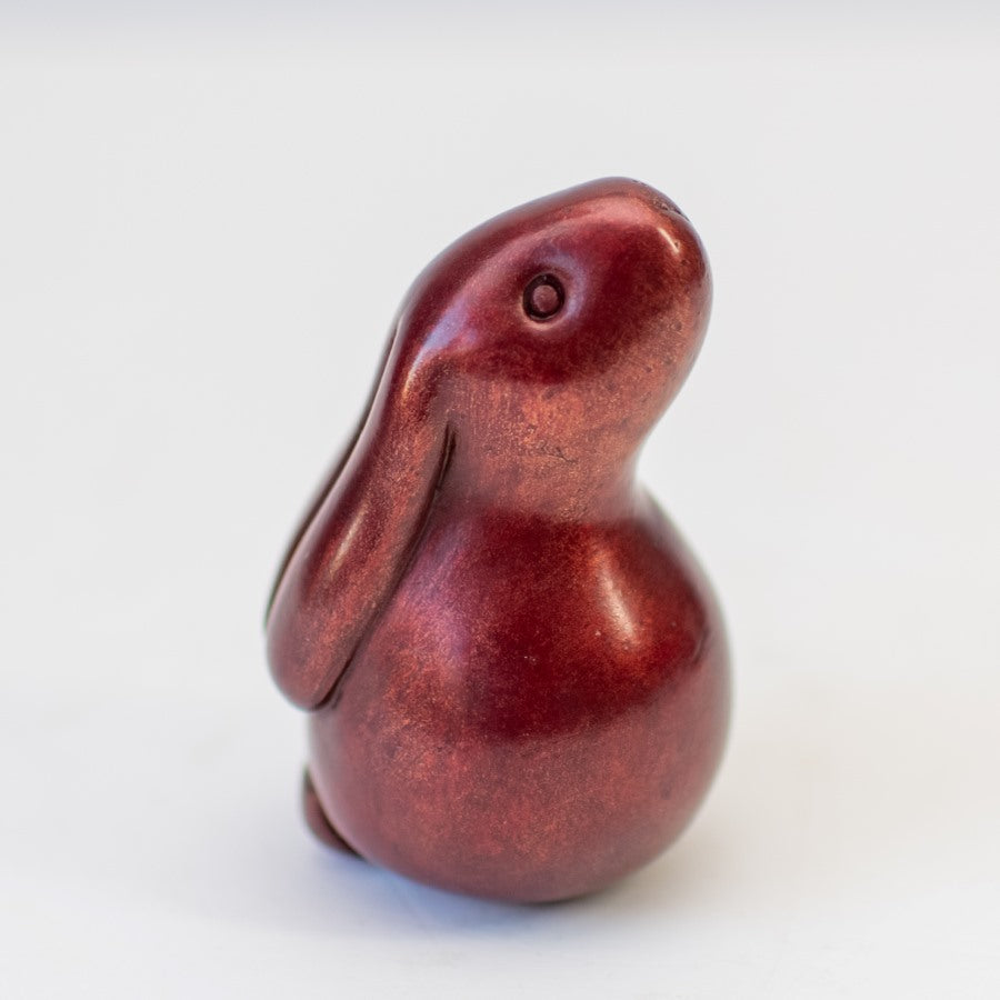 Small foundry bronze bunny - Cherry - sarahbrabbin