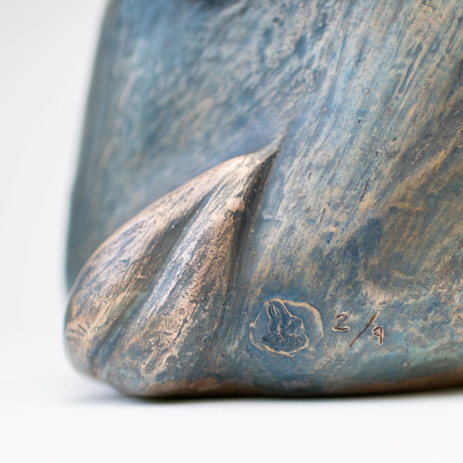 Large Bronze Hare Sculpture - Cast to order - sarahbrabbin