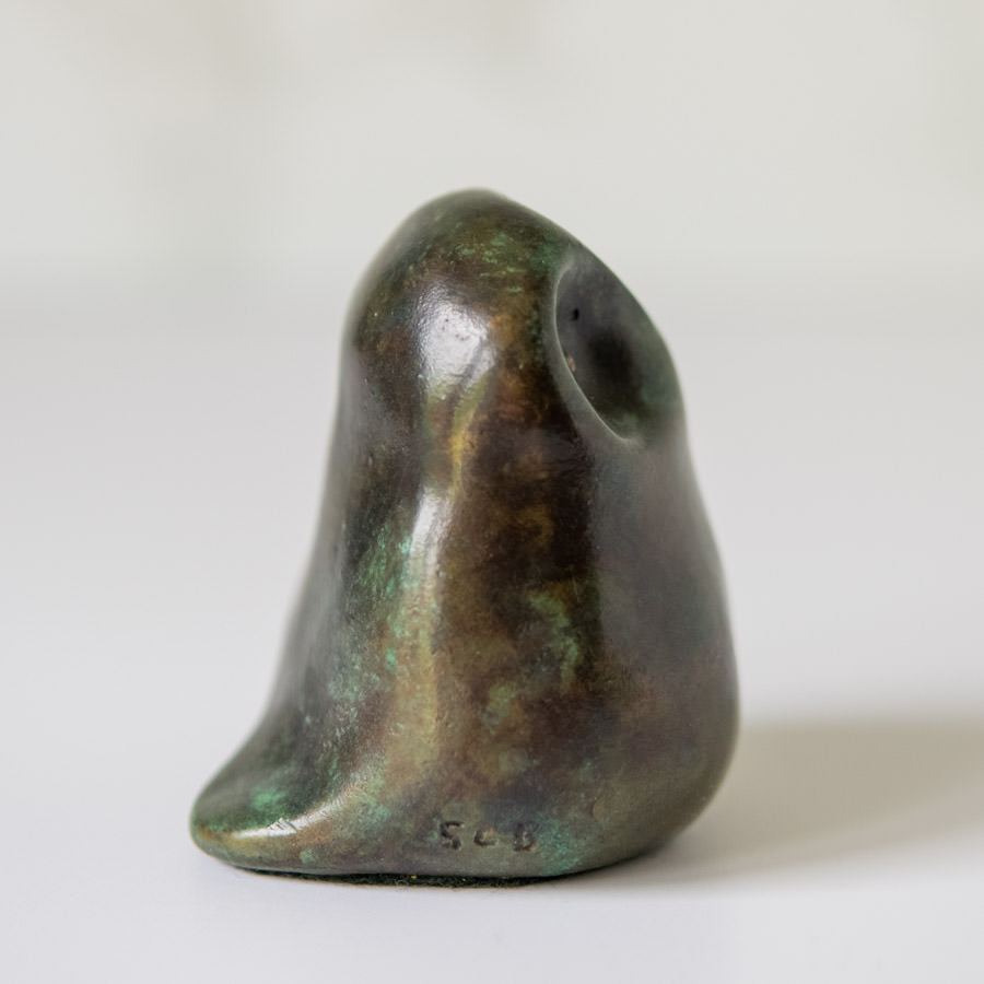 Foundry cast bronze little owl - sarahbrabbin