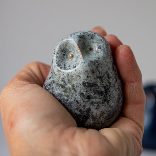Foundry cast bronze little owl - sarahbrabbin