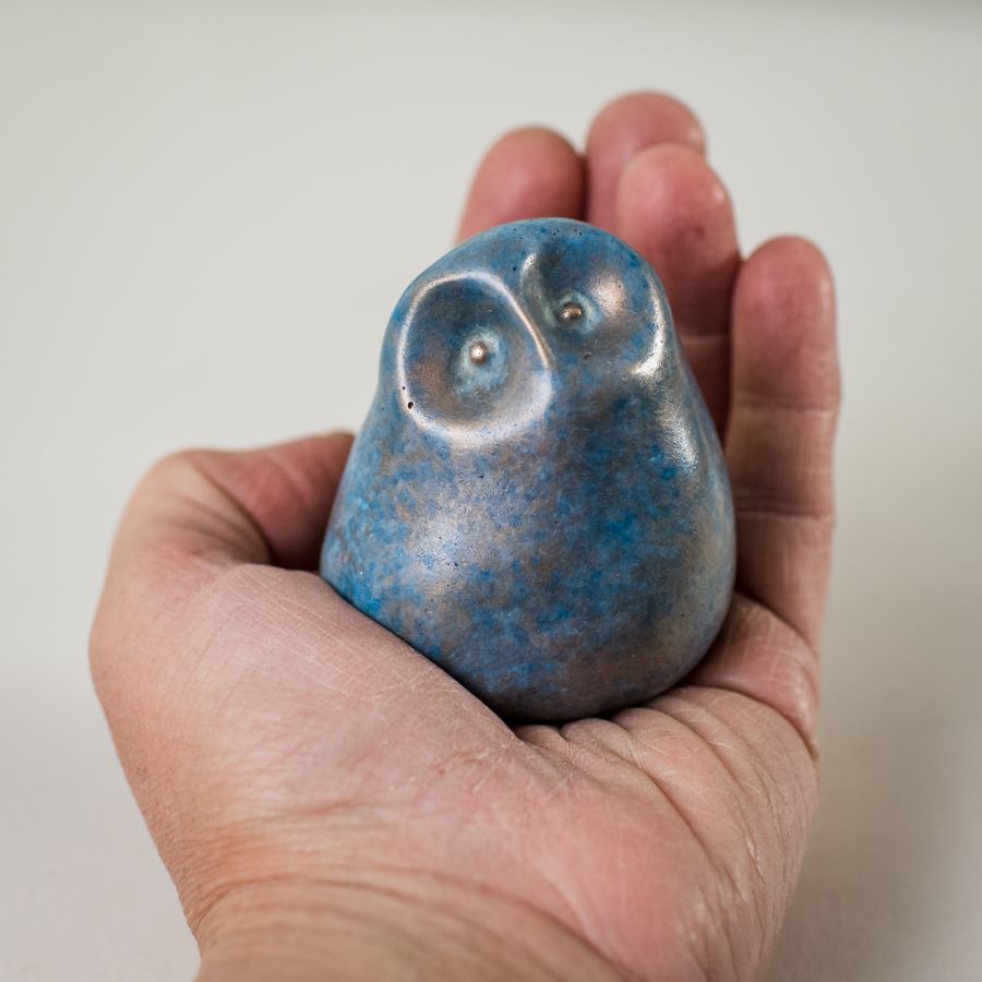 Bronze Owl Figurine - sarahbrabbin