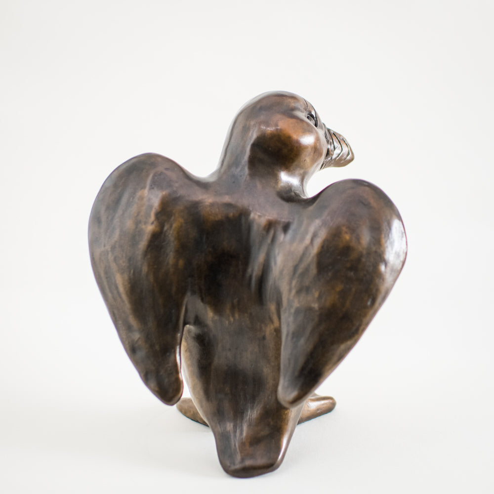 Large Bronze Puffin Sculpture - Arthur Flap - sarahbrabbin