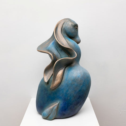 Bronze Hare Sculpture - Limited Edition Art Foundry Cast