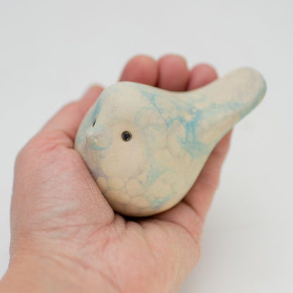 Small Ceramic Bird - Bubbles - sarahbrabbin