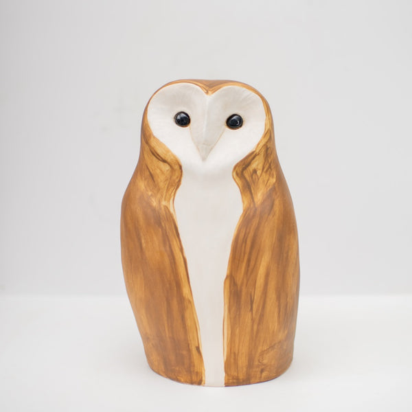 Ceramic Barn Owl | Sarah Brabbin Sculpture – sarahbrabbin