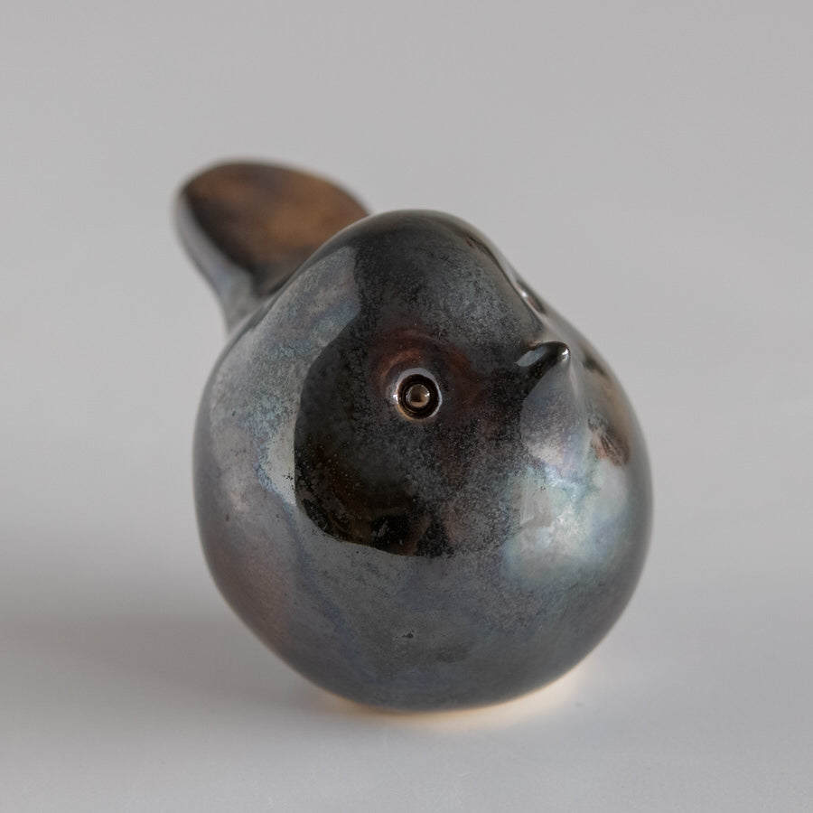 Metallic Ceramic Bird - sarahbrabbin