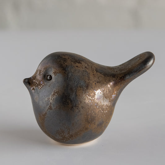 Bronze Glaze Ceramic Bird - sarahbrabbin