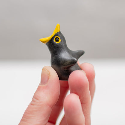 Ceramic Blackbird and Chick - sarahbrabbin