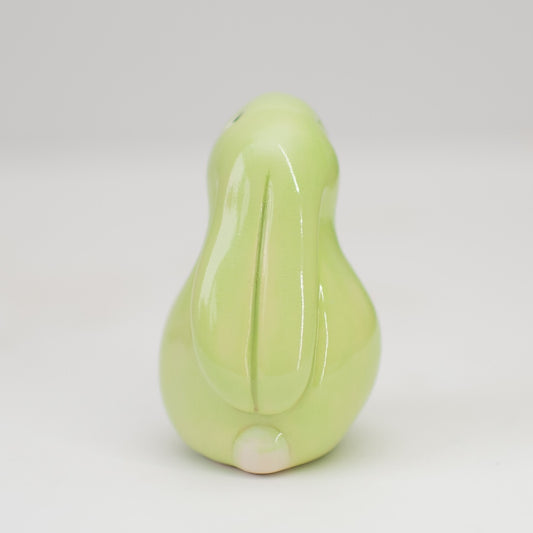 Small Ceramic Bunny - Minty Green - sarahbrabbin
