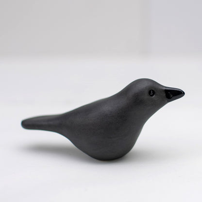 Small Ceramic Crow Sculpture - sarahbrabbin