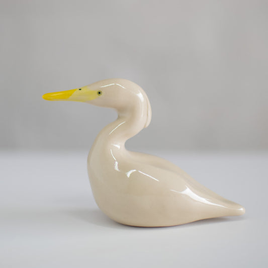 Small Ceramic Egret Sculpture - sarahbrabbin