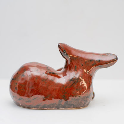 Large Ceramic Fox Sculpture - sarahbrabbin