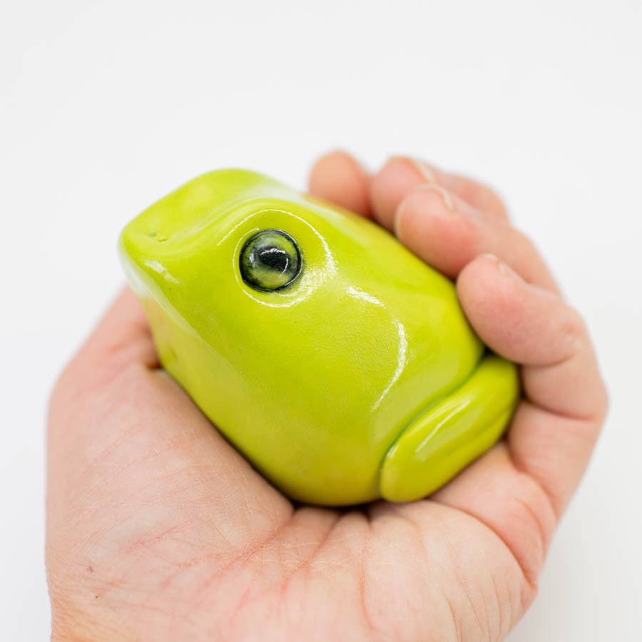 Small Ceramic Frog Sculpture - sarahbrabbin