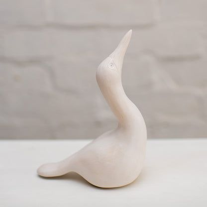 Medium Ceramic Gannet Sculpture - sarahbrabbin