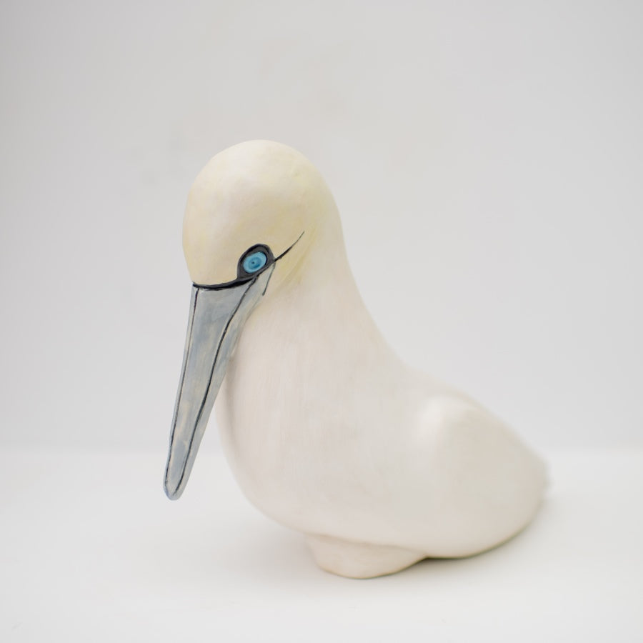 Clay Gannet Sculpture - sarahbrabbin