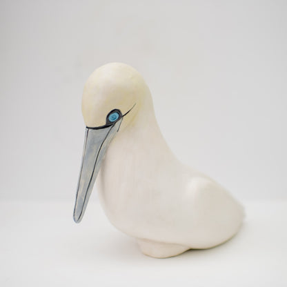 Clay Gannet Sculpture - sarahbrabbin