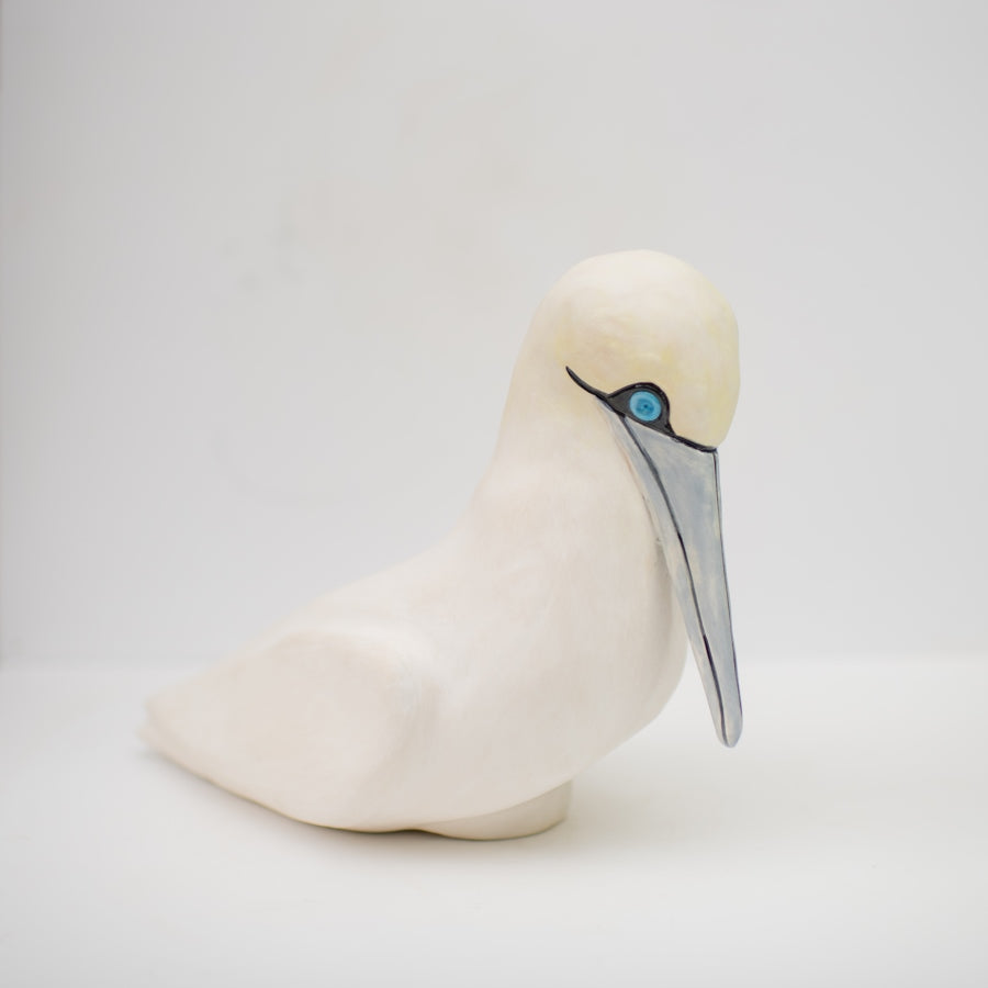 Clay Gannet Sculpture - sarahbrabbin