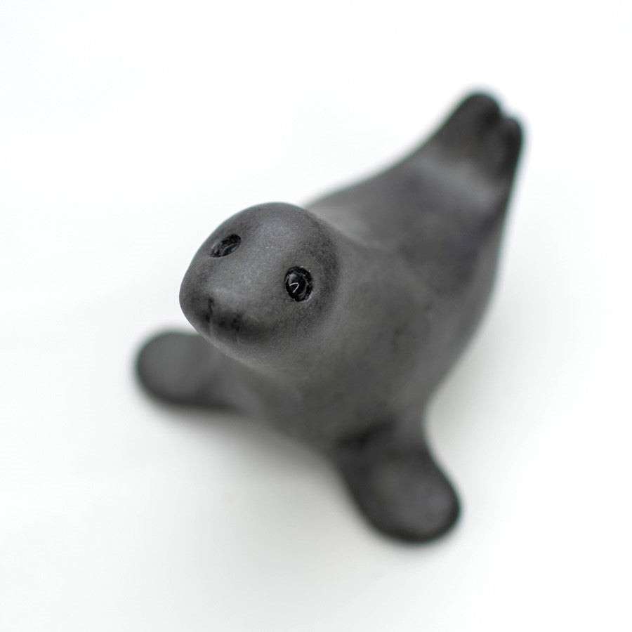 Small Ceramic Grey Seal - sarahbrabbin