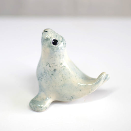 Small Ceramic Grey Seal - sarahbrabbin