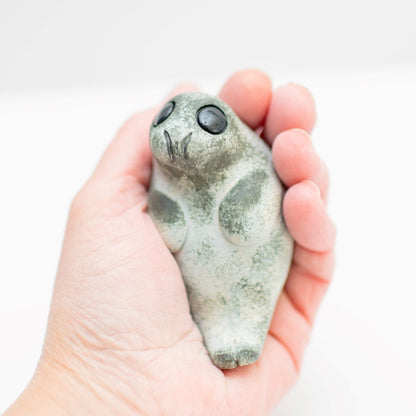 Small Ceramic Grey Seal Pup - sarahbrabbin
