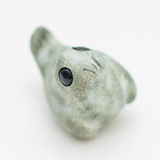 Small Ceramic Seal Pup - Grey - sarahbrabbin