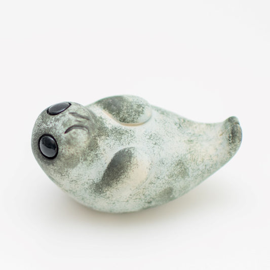 Small Ceramic Grey Seal Pup - sarahbrabbin