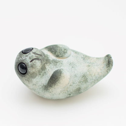 Small Ceramic Grey Seal Pup - sarahbrabbin
