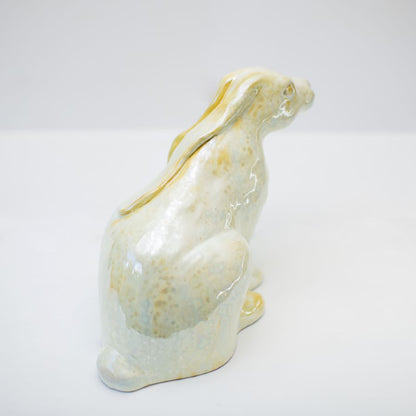 Large Ceramic Hare Sculpture - sarahbrabbin