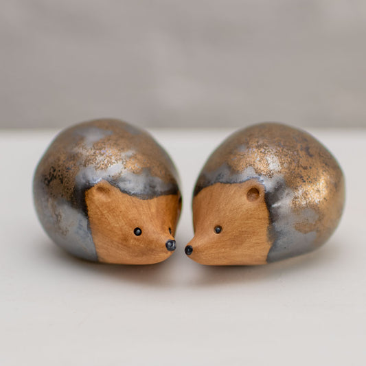 Small Ceramic Hedgehog Couple Gift Set - sarahbrabbin