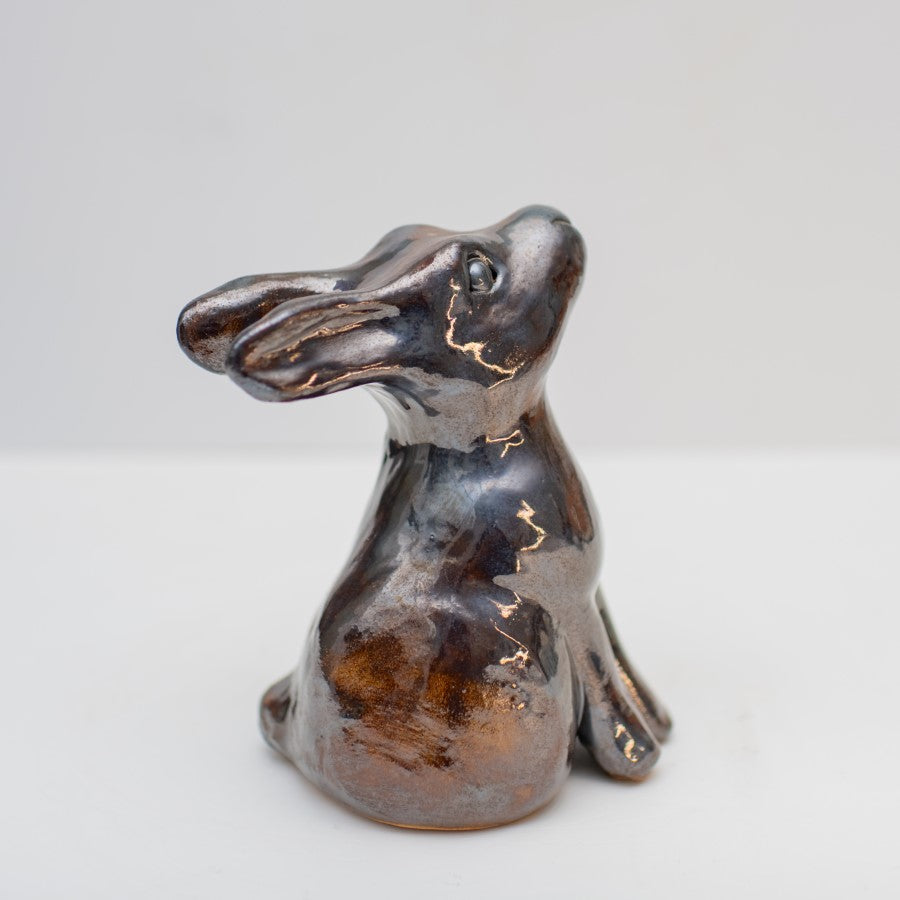 Large Ceramic Leveret Sculpture - sarahbrabbin