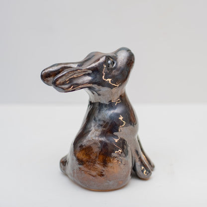 Large Ceramic Leveret Sculpture - sarahbrabbin