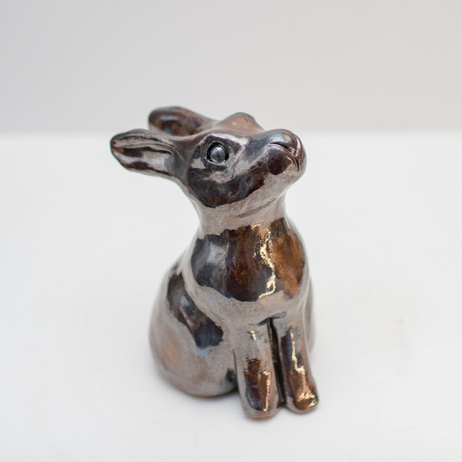 Large Ceramic Leveret Sculpture - sarahbrabbin
