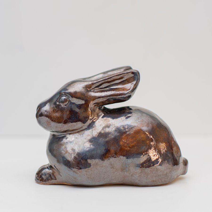 Large Ceramic Leveret Sculpture - sarahbrabbin