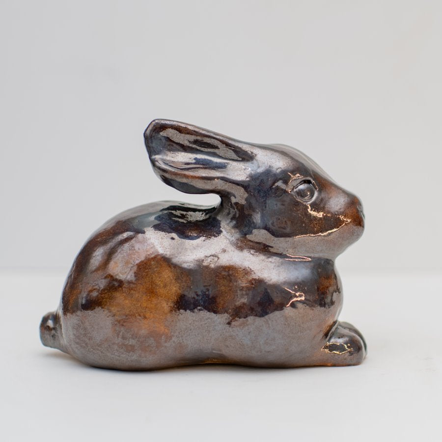 Large Ceramic Leveret Sculpture - sarahbrabbin