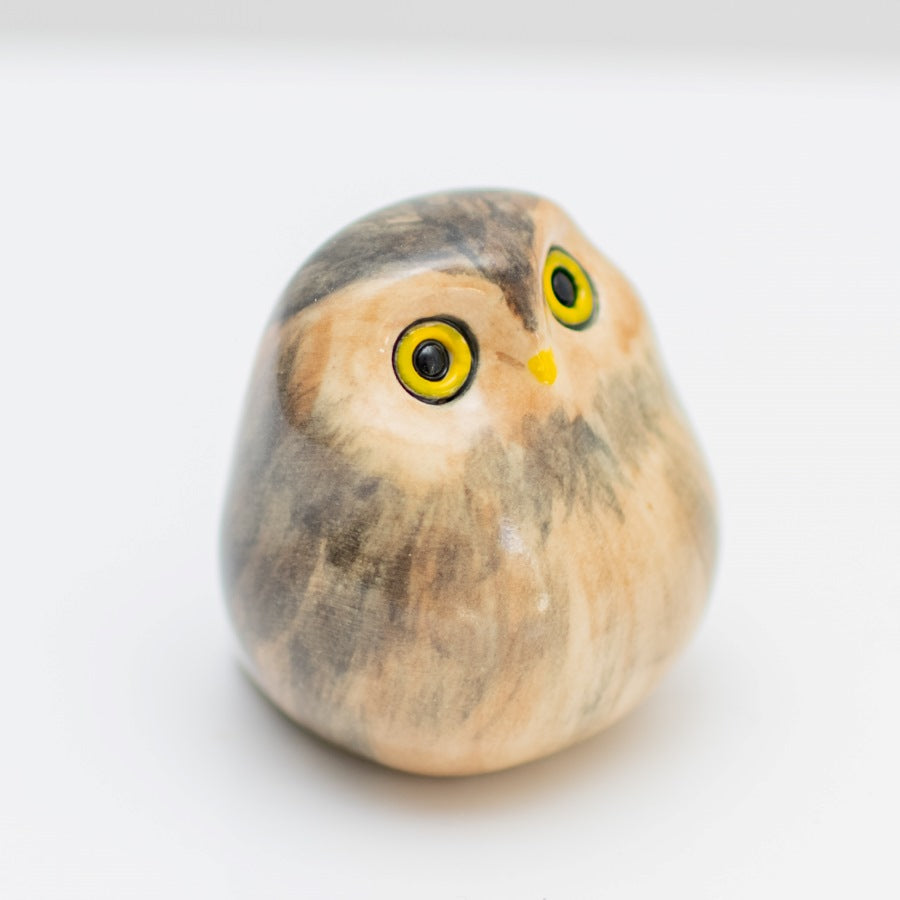 Small Ceramic Little Owl Sculpture - sarahbrabbin