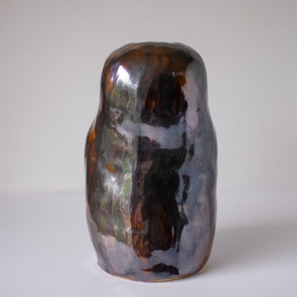 Large Ceramic Little Owl Sculpture - sarahbrabbin
