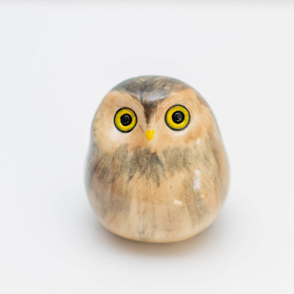 Small Ceramic Little Owl Sculpture - sarahbrabbin