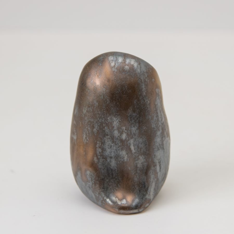 Ceramic Owl Sculpture - Metallic - sarahbrabbin