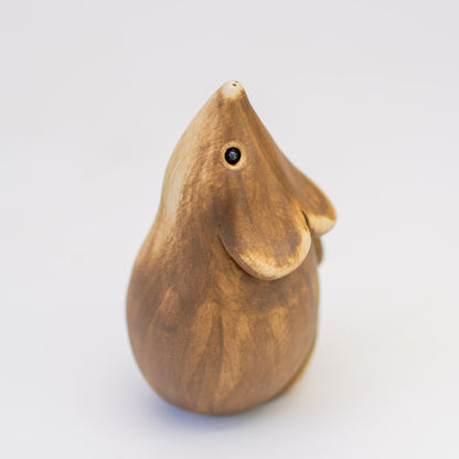 Brown Ceramic Mouse - sarahbrabbin