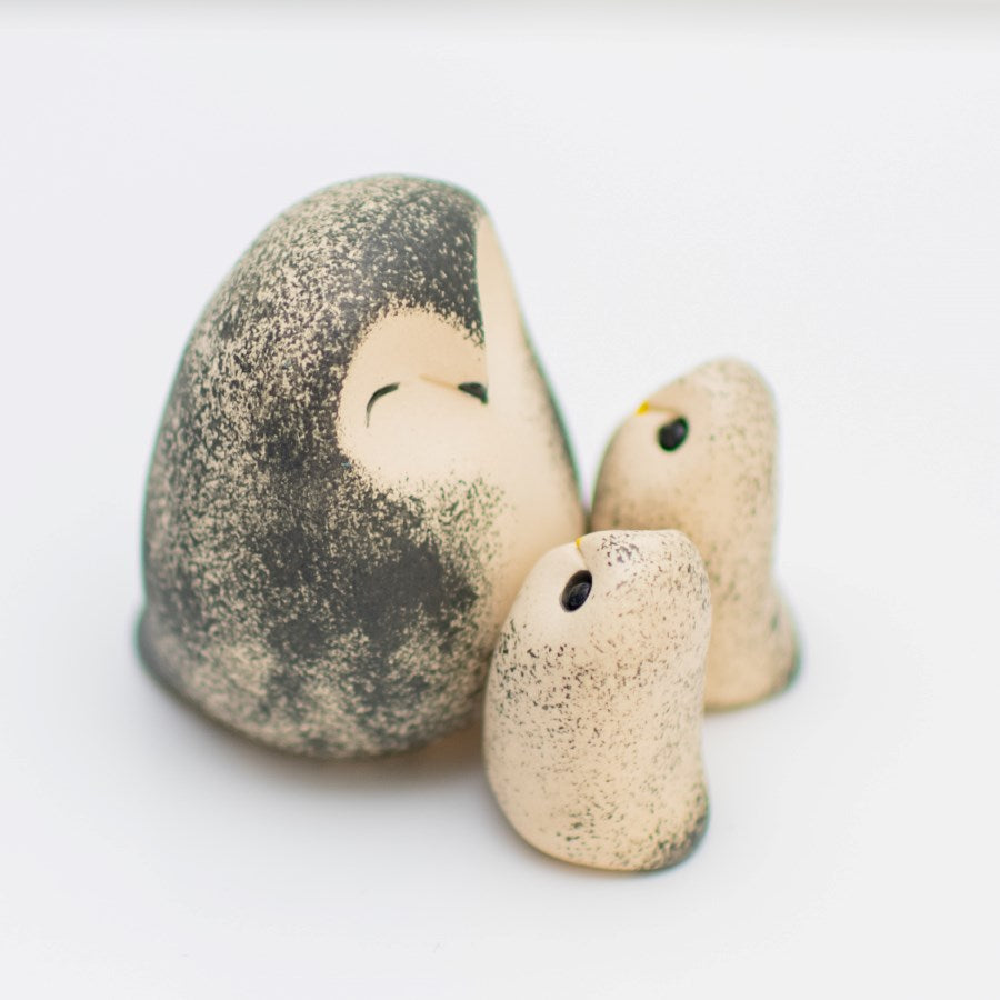 Small Ceramic Owl Family - sarahbrabbin