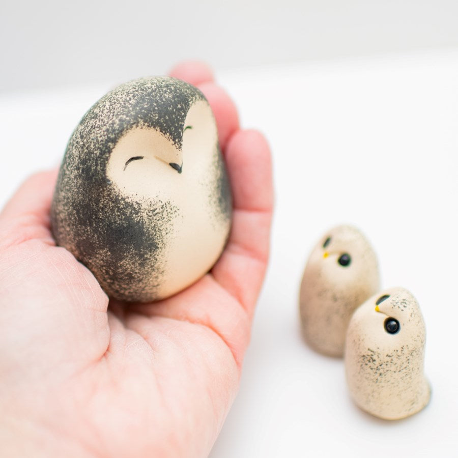Small Ceramic Owl Family - sarahbrabbin