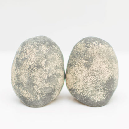 Ceramic Happy Owls Gift Set - Grey - sarahbrabbin