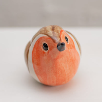 Medium Ceramic Robin Sculpture - sarahbrabbin