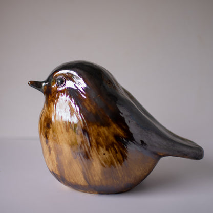 Ceramic robin sculpture - sarahbrabbin
