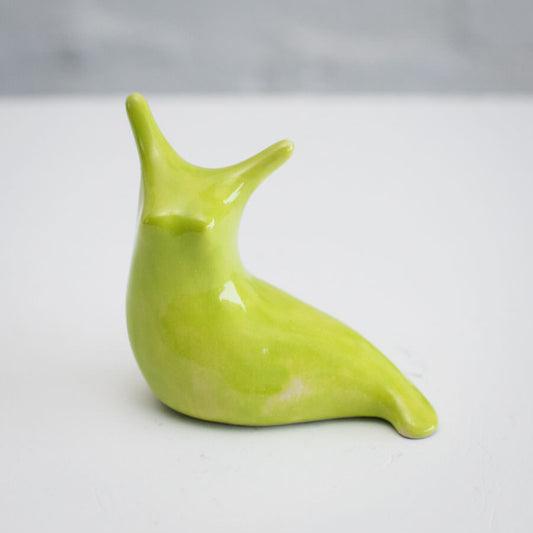 Small Ceramic Slug - Lime - sarahbrabbin